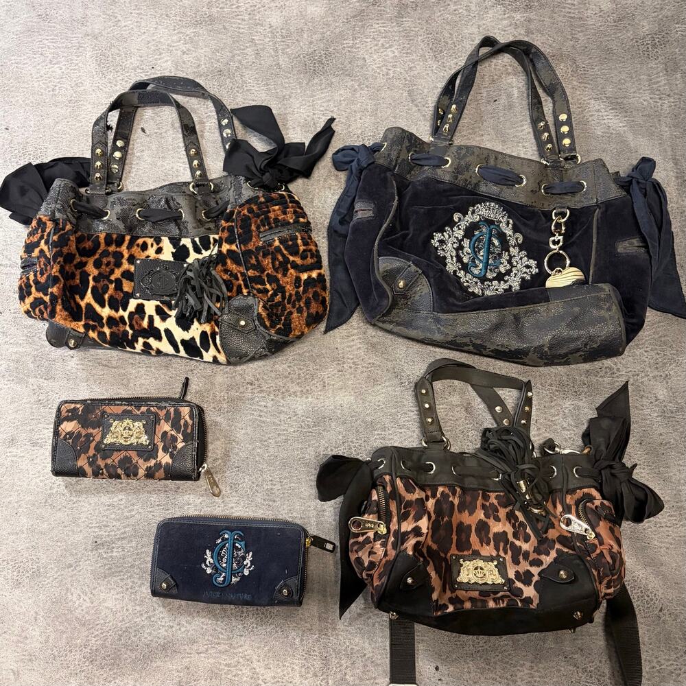 Juicy Couture Purse and Wallet Bundle of 5